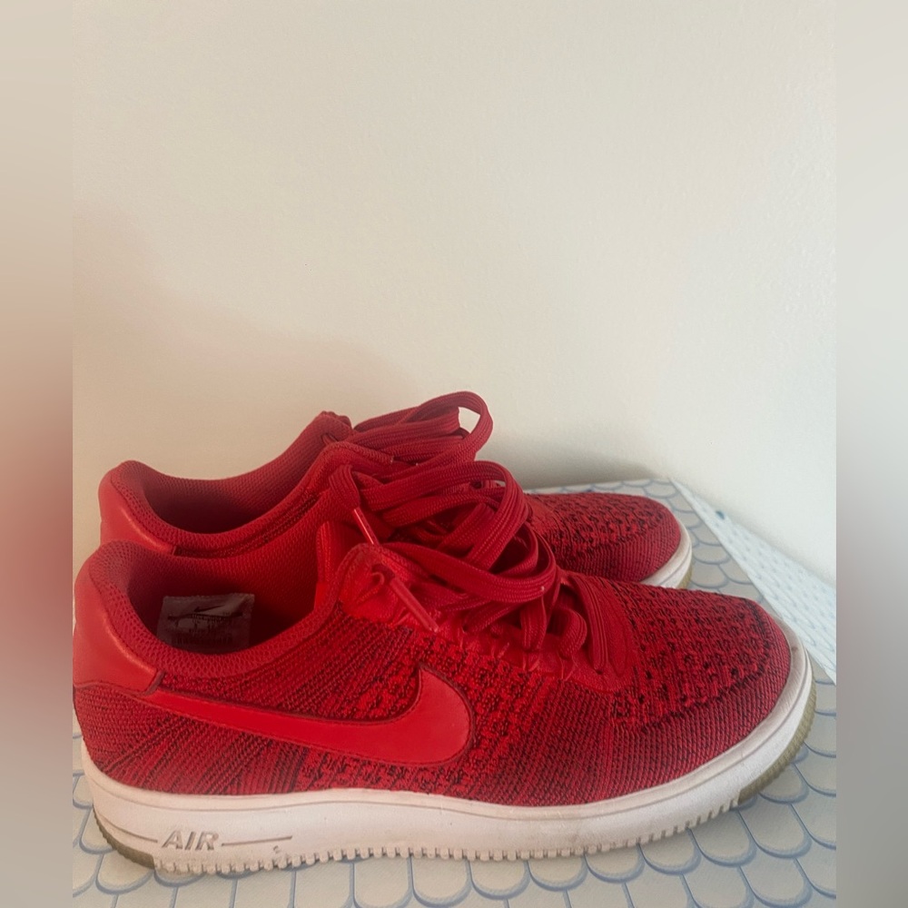 Nike Air Force 1 Ultra Flyknit Low University Red Men's shoes